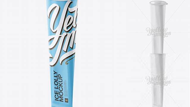 8158+ Ice Lolly Tube with Glossy Lid PSD Mockup Free Digital Resource for Designers