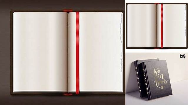 8163+ Opened Leather Book PSD Mockup High-Quality Editable PSD