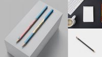 8166+ Pencil Mockup Free Hight Resolution