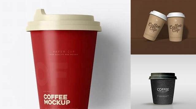 8168+ Matte Small Coffee Cup PSD Mockup Front View Unique High-Resolution Design Freebie