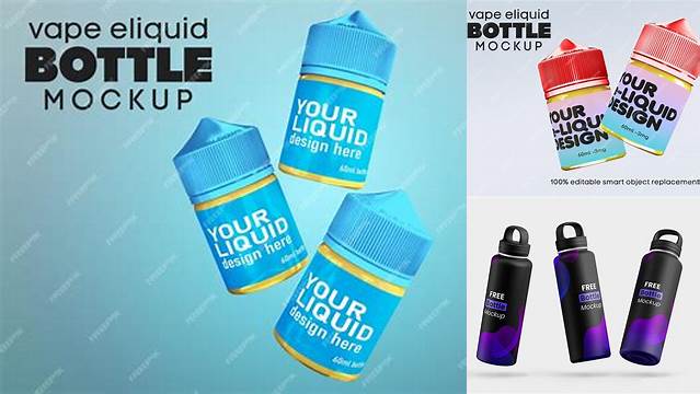 8170+ Metallic Bottle With Liquid PSD Mockup Versatile Photoshop File