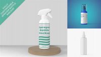 8172+ Glossy Sprayer Bottle PSD Mockup Free PSD