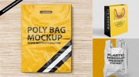 8183+ Glossy Bag PSD Mockup Half Side View Premium Free Mockup PSD