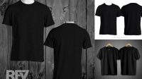 8189+ Mockup Kaos Polos Hitam Depan Belakang Free PSD