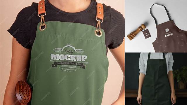 8190+ Apron PSD Mockup Front View Download Premium Free PSD