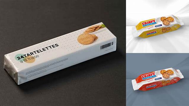 8190+ Biscuit Packaging Mockup Free Download Smart Layer PSD