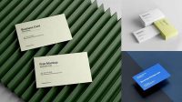 8193+ Stack of Textured Business Cards PSD Mockup Creative Design Mockup