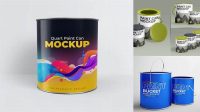 8194+ 1L Paint Can PSD Mockup Unique and Editable PSD