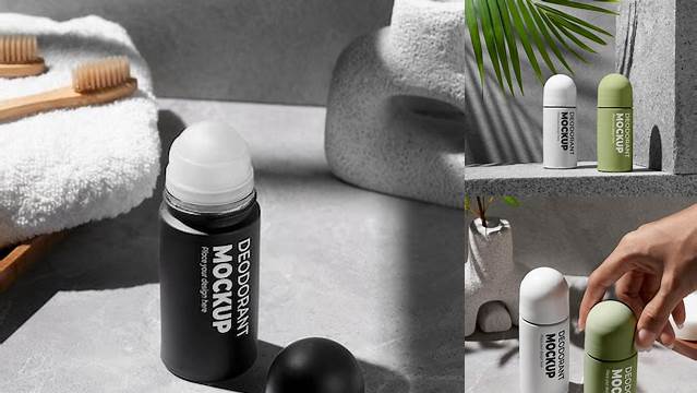 820+ Glass Roll-On Deodorant PSD Mockup Download Premium PSD Resource