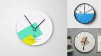 8203+ Clock Mockup Psd Fully Customizable Photoshop Freebie