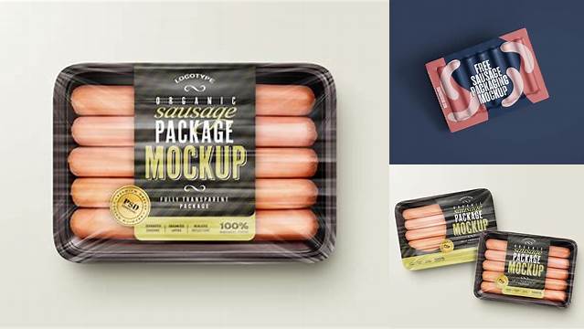 8205+ Sausage Packaging Mockup Free Download Advanced Editable PSD