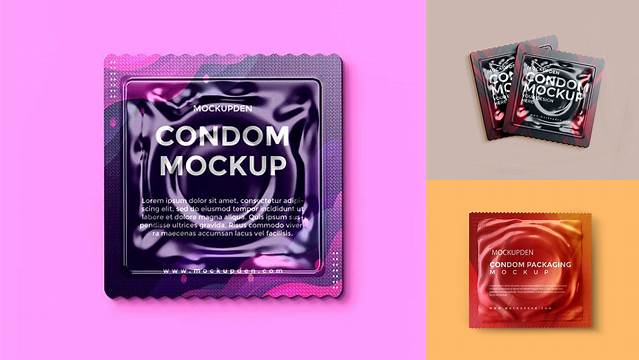 8210+ Condom Mockup Download Free Editable PSD Template