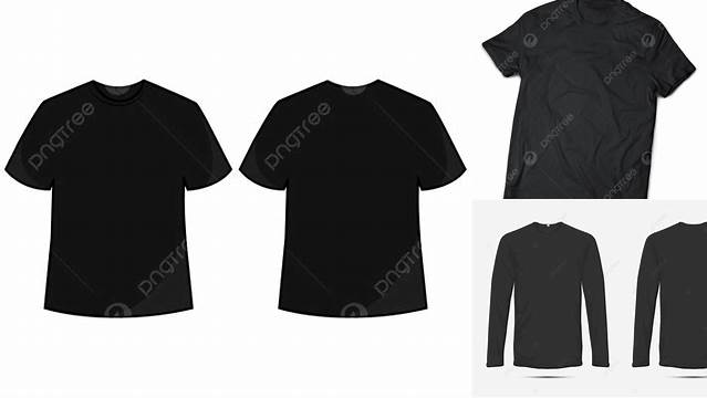 8211+ Mockup Kaos Hitam Belakang Smart PNG Image