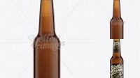 8212+ 275ml Longneck Amber Glass Beer Bottle PSD Mockup High-End Professional PSD Resources