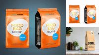 8216+ Food Bag Mockup Free Download High-Quality Editable PSD