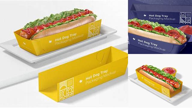 8220+ Hot Dog Packaging Mockup Free Easy Editable