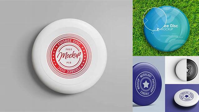 8221+ Frisbee Mockup Free Versatile Photoshop File