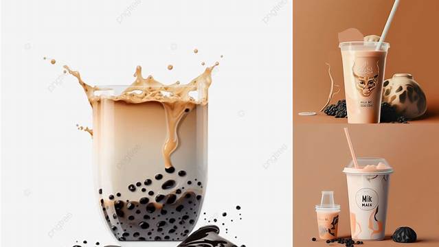 8225+ Milk Tea Mockup Smart PNG Image