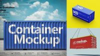 8227+ Container Mockup Psd Free Download Premium Design Freebie