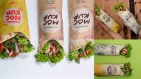 8230+ Shawarma Wrap Mockup Best for Showcase