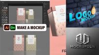 8234+ 3d Mockup Illustrator Customizable PSD Templates