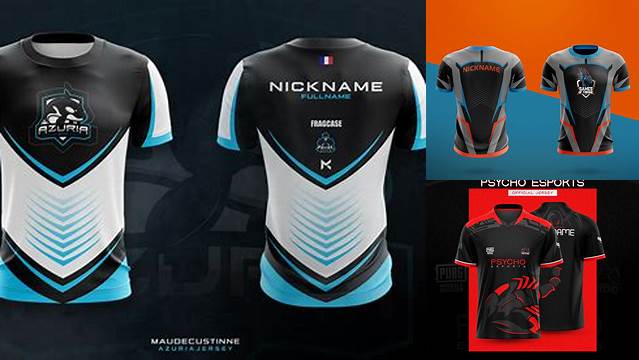 8240+ Mock Up Jersey Esport Smart Object PSD