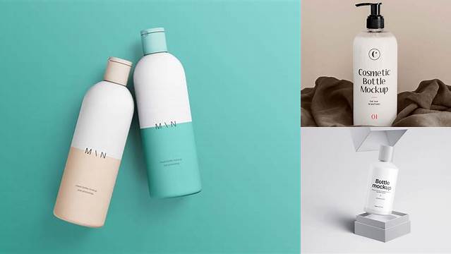 8242+ Cosmetic Bottle PSD Mockup Smart Layer PSD