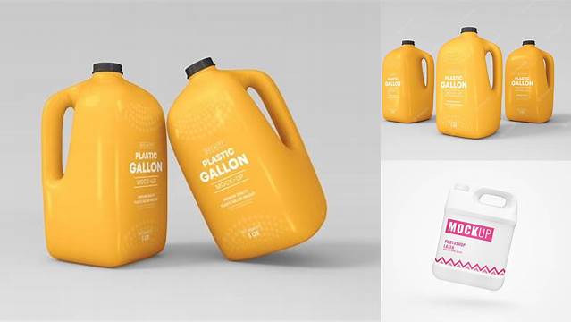 8253+ Mockup Galon Versatile and Modern PSD Mockup