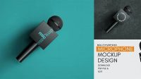 8254+ Microphone Mockup Free Free Photoshop Mockup Design