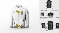 8254+ Varsity Jacket Mockup Template PSD Download