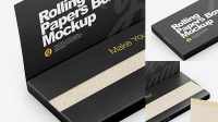 8255+ Rolling Paper Box Mockup Free Fully Editable PSD Template