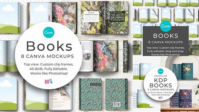 8256+ Book Mockup Canva Hight Resolution