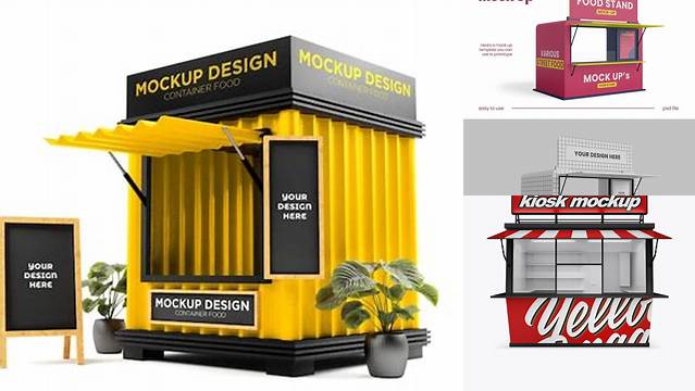 8256+ Food Stand Mockup Hight Resolution