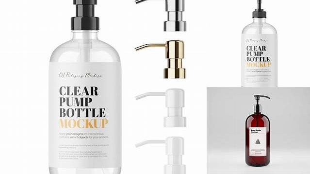 8259+ Open Soap Dispenser PSD Mockup Halfside View Download Free Premium Design PSD