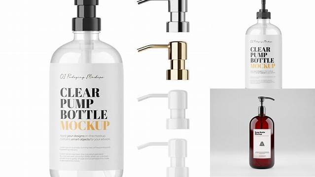 8259+ Open Soap Dispenser PSD Mockup Halfside View Download Free Premium Design PSD