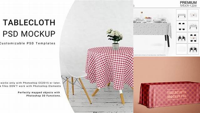 827+ Tablecloth Mockup Free Download Download PSD Now