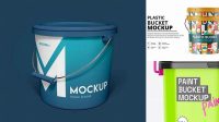 8270+ Bucket Mockup Free Download Photoshop Freebie