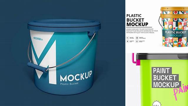 8270+ Bucket Mockup Free Download Photoshop Freebie