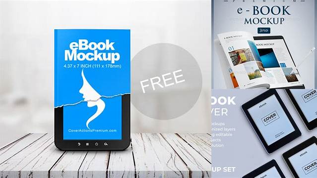 8270+ Ebook Mockup Free Easy Editable