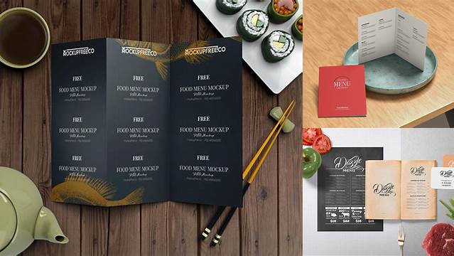 8275+ Menu Mockups Include TIFF