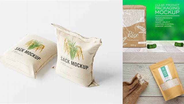 8285+ Free Rice Bag Mockup Best for Showcase