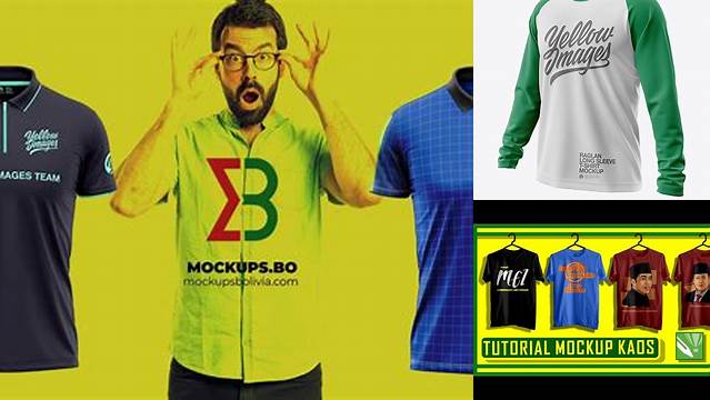 8286+ Mockup Kaos Coreldraw Smart Object PSD