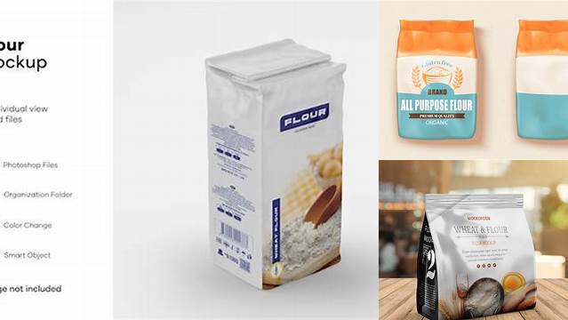 8287+ Flour Package Mockup Creative Design Resource