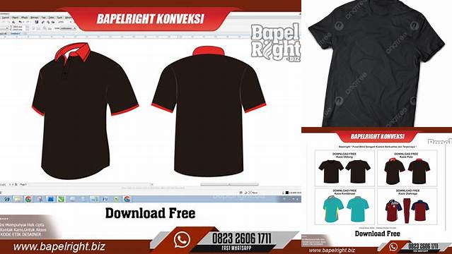 8290+ Mockup Kaos Hitam Exclusive Free Photoshop Mockup