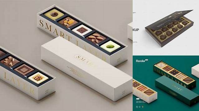 8293+ Chocolate Box Mockup Elegant PSD Mockup