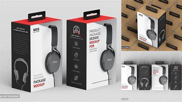 8299+ Headphone Box Mockup Editable PSD File