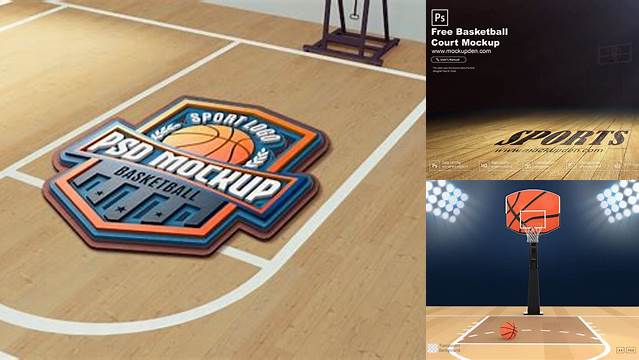 8301+ Basketball Court Mockup Psd Free Free PSD