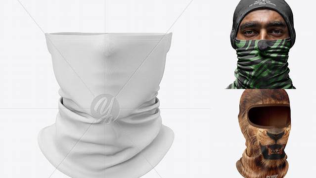 8304+ Ski Mask Mockup Free PSD Download