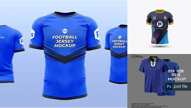 8309+ Football Shirt Mockup Psd Free Download Customizable PSD