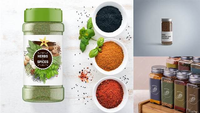 8309+ Spice Jar Mockup Creative Design Mockup